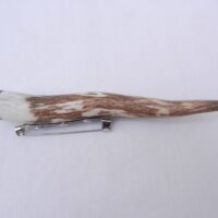 il_fullxfull.5711559321_skcn Scottish Kilt Pin: Red Deer Antler & Snakewood - Groom Gift