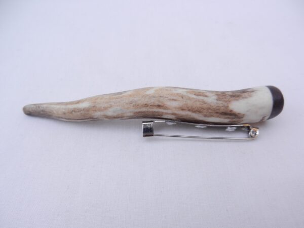 il_fullxfull.5711559329_t1y9 Scottish Kilt Pin: Red Deer Antler & Snakewood - Groom Gift