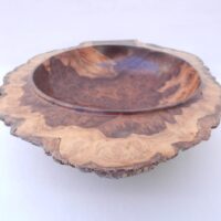 il_fullxfull.5750256185_eqon Live Edge Coolibah Burr Bowl: Exotic Wood Turned Treen