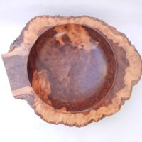 il_fullxfull.5750256191_lmqg Live Edge Coolibah Burr Bowl: Exotic Wood Turned Treen