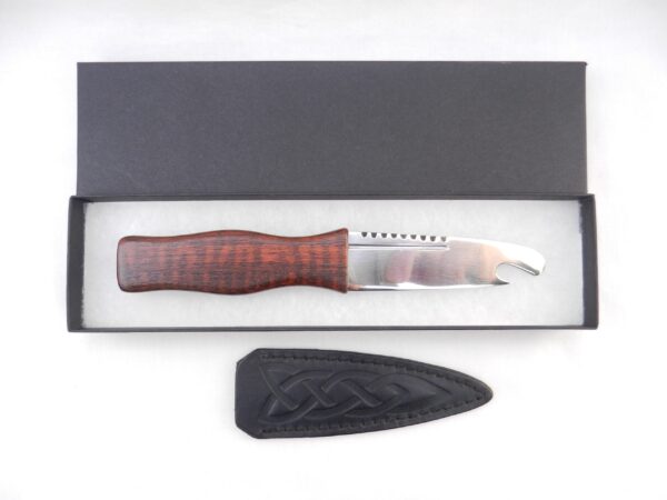 il_fullxfull.5773038325_1udq Snakewood Sgian Brew Bottle Opener: Scottish Wild Cherry Handle