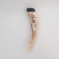 il_fullxfull.5822315926_7rid Scottish Kilt Pin: Red Deer Antler & Bog Oak, Mens Gift