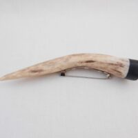 il_fullxfull.5870403485_hrd8 Scottish Kilt Pin: Red Deer Antler & Bog Oak, Mens Gift