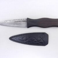 il_fullxfull.6108921966_ht6n Damascus Sgian Dubh in Wenge and Scottish Bog Oak, Scottish gift, wedding gift, groom gift, best man gift, mens gift