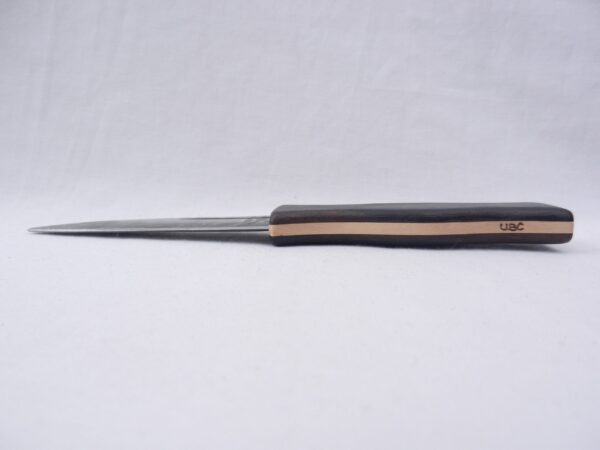 Macassar Ebony and African Blackwood Damascus Steel Sgian Dubh- sharpened, Scottish gift, Scottish, wedding gift, groom gift, mens gift