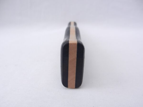 Macassar Ebony and African Blackwood Damascus Steel Sgian Dubh- sharpened, Scottish gift, Scottish, wedding gift, groom gift, mens gift