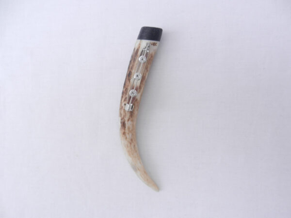 Scottish Kilt Pin: Red Deer Antler & Bog Oak, Mens Gift