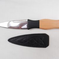 Scottish Sgian Dubh: Blackthorn & Bog Oak Kilt Knife