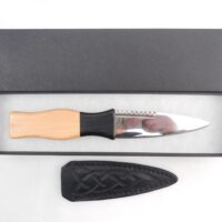 Scottish Sgian Dubh: Blackthorn & Bog Oak Kilt Knife