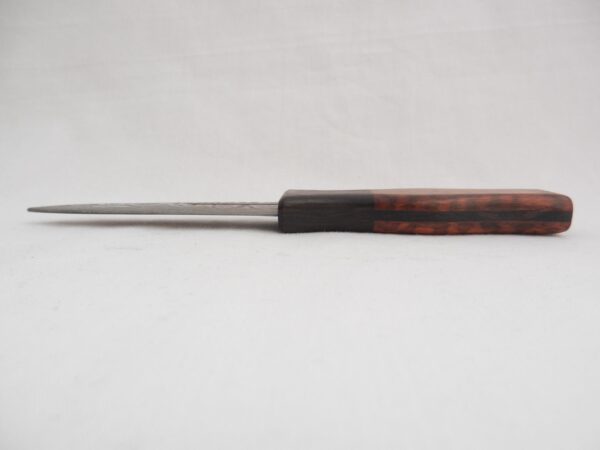 Sgian Dubh in Surinese Snakewood and African Blackwood with Damascus blade