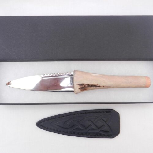 il_fullxfull.6323687380_2ogw Natural Sgian Dubh in Scottish Red Deer Stag Antler and Burr Wych Elm Sapwood