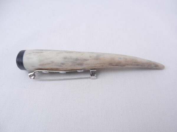 il_fullxfull.6330391684_1nd1 Scottish Kilt Pin: Red Deer Antler & Bog Oak, Mens Gift