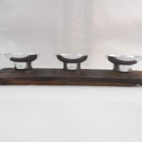 il_fullxfull.6395379426_3m9k Oak Whisky Cask Stave Tea Light Holder: Aberlour Scotch Gift