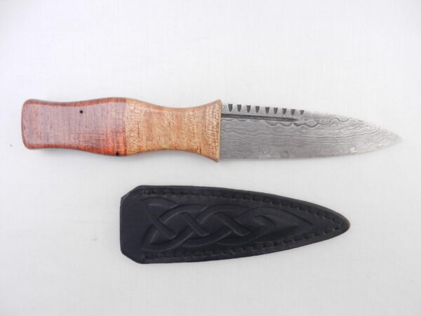 il_fullxfull.6395985001_16wn Sgian Dubh in African Bubinga with 15n20 Damascus blade