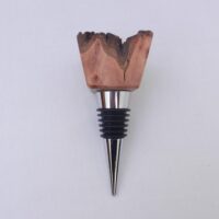 il_fullxfull.6415819686_2hpz Scottish Burr Wych Elm Wine Bottle Stopper: Rustic Wooden Bar Gift