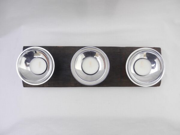 il_fullxfull.6443471295_ymio Oak Whisky Cask Stave Tea Light Holder: Aberlour Scotch Gift