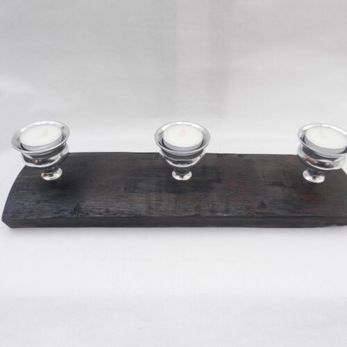 Oak Whisky Cask Tea Light Holder: Aberlour Distillery Candle Gift