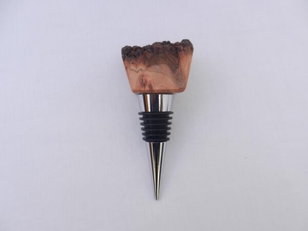 il_fullxfull.6463918363_7jzj Scottish Burr Wych Elm Wine Bottle Stopper: Rustic Wooden Bar Gift