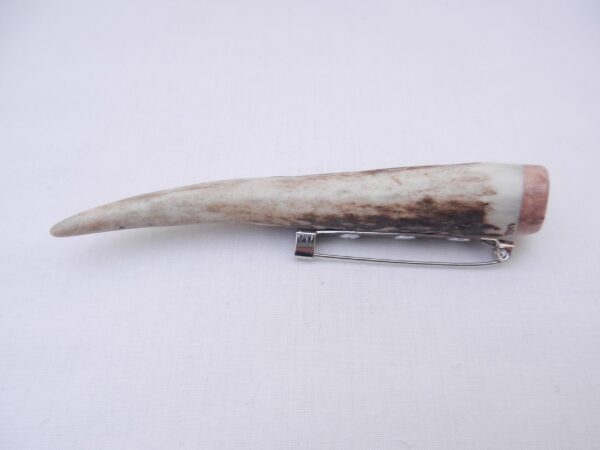 il_fullxfull.6490494025_egfs Scottish Red Deer Antler Kilt Pin: Burr Wych Elm Sapwood