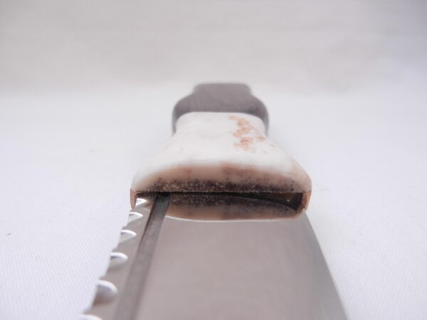 African Blackwood Sgian Dubh: Red Deer Antler Kilt Knife, Scottish Gift