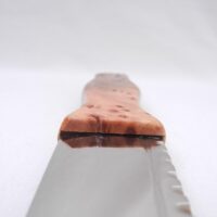 Burr Wych Elm Sgian Dubh: Scottish Highland Dress Knife