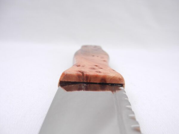 Burr Wych Elm Sgian Dubh: Scottish Highland Dress Knife