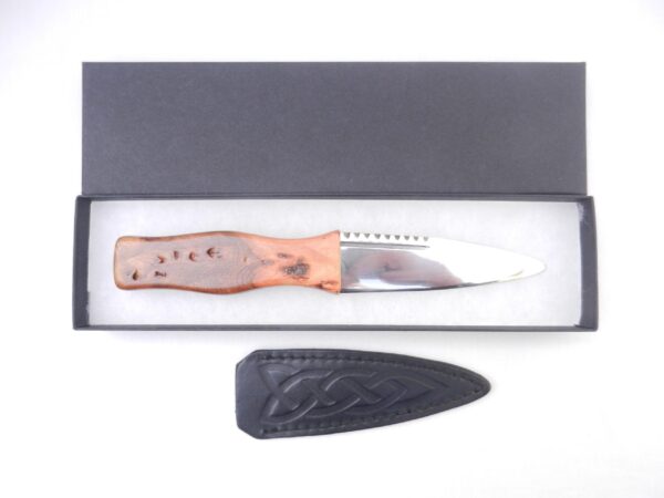 il_fullxfull.6718690183_3gtb Burr Wych Elm Sgian Dubh: Scottish Highland Dress Knife