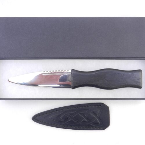 Scottish Bog Oak and Oak Sgian Dubh