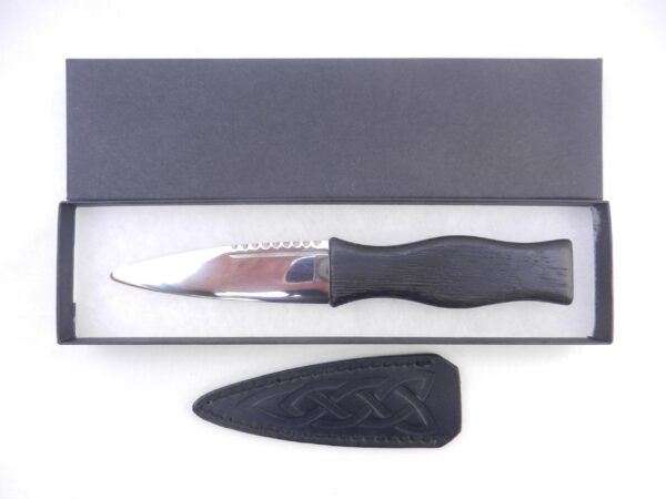 Scottish Bog Oak and Oak Sgian Dubh