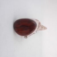 Scottish Kilt Pin: Red Deer Antler & Snakewood, Groom Gift