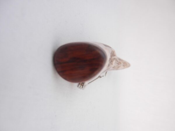 Scottish Kilt Pin: Red Deer Antler & Snakewood, Groom Gift