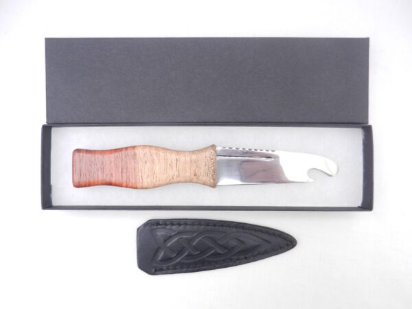 il_fullxfull.6784325840_a62u Sgian Brew: African Bubinga Kilt Knife with Leather Sheath
