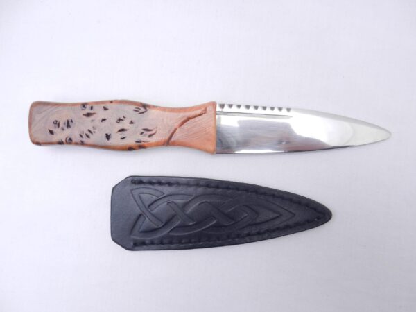 il_fullxfull.6791119693_g5gi Burr Wych Elm Sgian Dubh: Scottish Highland Dress Knife