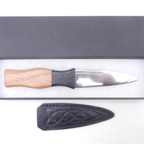 Scottish Oak and Bog Oak Sgian Dubh