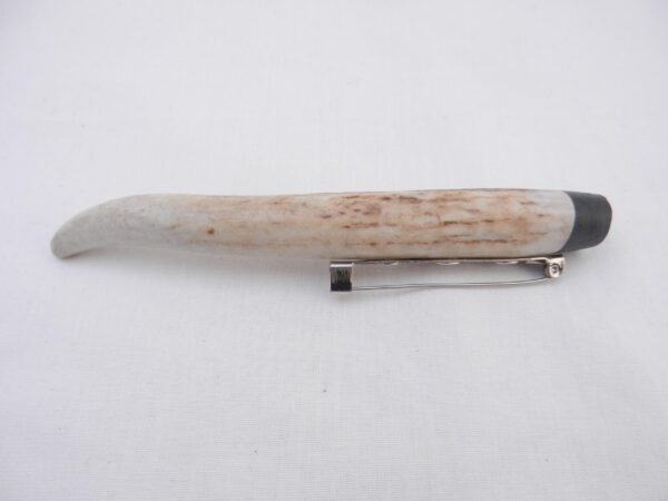il_fullxfull.6857268257_dk4x Scottish Kilt Pin: Red Deer Antler & Bog Oak, Mens Gift