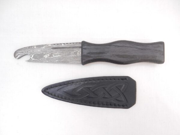 il_fullxfull.6903052184_7o4z Damascus Steel Sgian Brew Bottle Opener: Scottish Bog Oak & Oak Handle