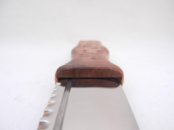 Burr Wych Elm Sgian Dubh: Scottish Kilt Knife with Wild Cherry