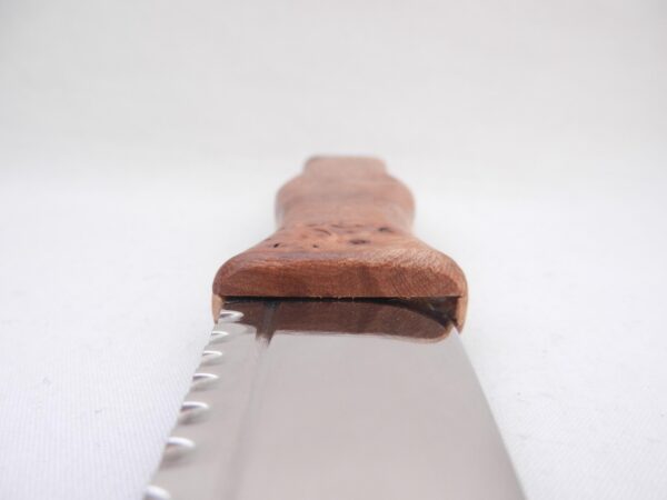Burr Wych Elm Sgian Dubh: Scottish Kilt Knife with Wild Cherry