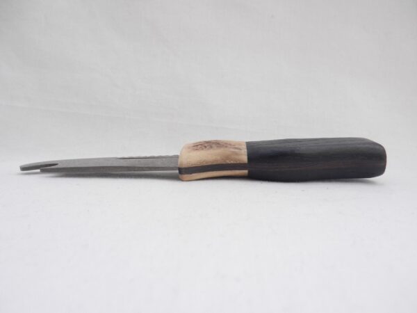 il_fullxfull.6971243706_eb0x Scottish Bog Oak and Natural Antler Damascus Steel Sgian Brew, Bottle opener, Scottish gift, Scottish, wedding gift, groom gift, mens gift