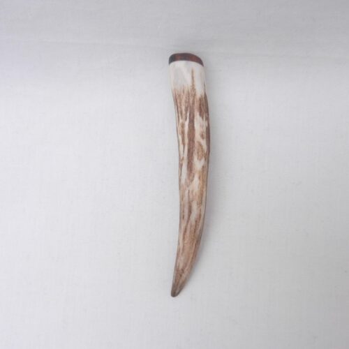 Scottish Red Deer Antler Kilt Pin: Surinese Snakewood Accent