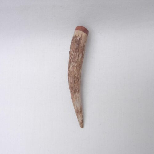 Scottish Red Deer Antler Kilt Pin: Burr Wych Elm, Handmade