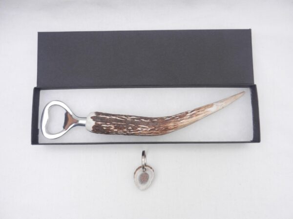 il_fullxfull.7122376261_31fw Scottish Red Deer Stag Antler Bottle Opener with Antler key ring, Scottish gift, house gift, antler gift, horn gift, mens gift