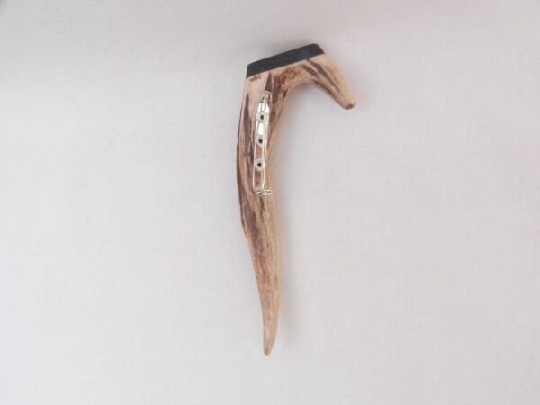il_fullxfull.7140302868_d0kw Scottish Kilt Pin: Roe Deer Antler & Bog Oak - Handmade