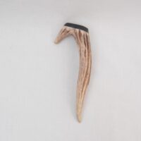 il_fullxfull.7188282079_cvcy Scottish Kilt Pin: Roe Deer Antler & Bog Oak - Handmade