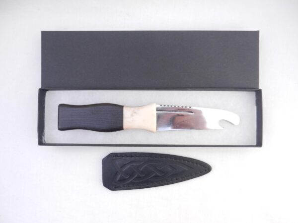 il_fullxfull.7211694113_9gen Sgian Brew in African BlackwoodRed Deer Stag AntlerHolly, bottle opener, antler gift, wedding gift, groom gift, mens gift
