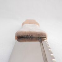 Scottish Walnut Sgian Dubh: Red Deer Antler Kilt Knife with Hawthorn