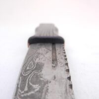 Damascus Steel Sgian Dubh in Scottish Bog Oak & Oak
