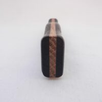 Damascus Steel Sgian Dubh in Scottish Bog Oak & Oak