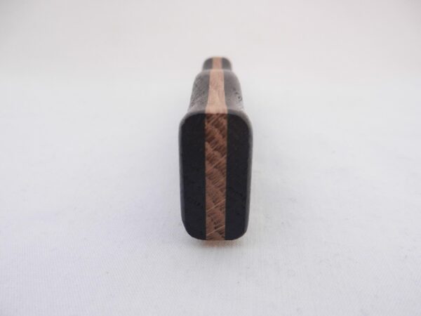 Damascus Steel Sgian Dubh in Scottish Bog Oak & Oak