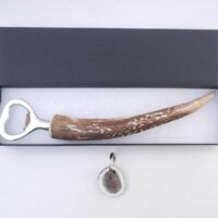 il_fullxfull.7399374158_n92r Scottish Red Deer Antler Bottle Opener with Keyring: Lairg Highland Stag